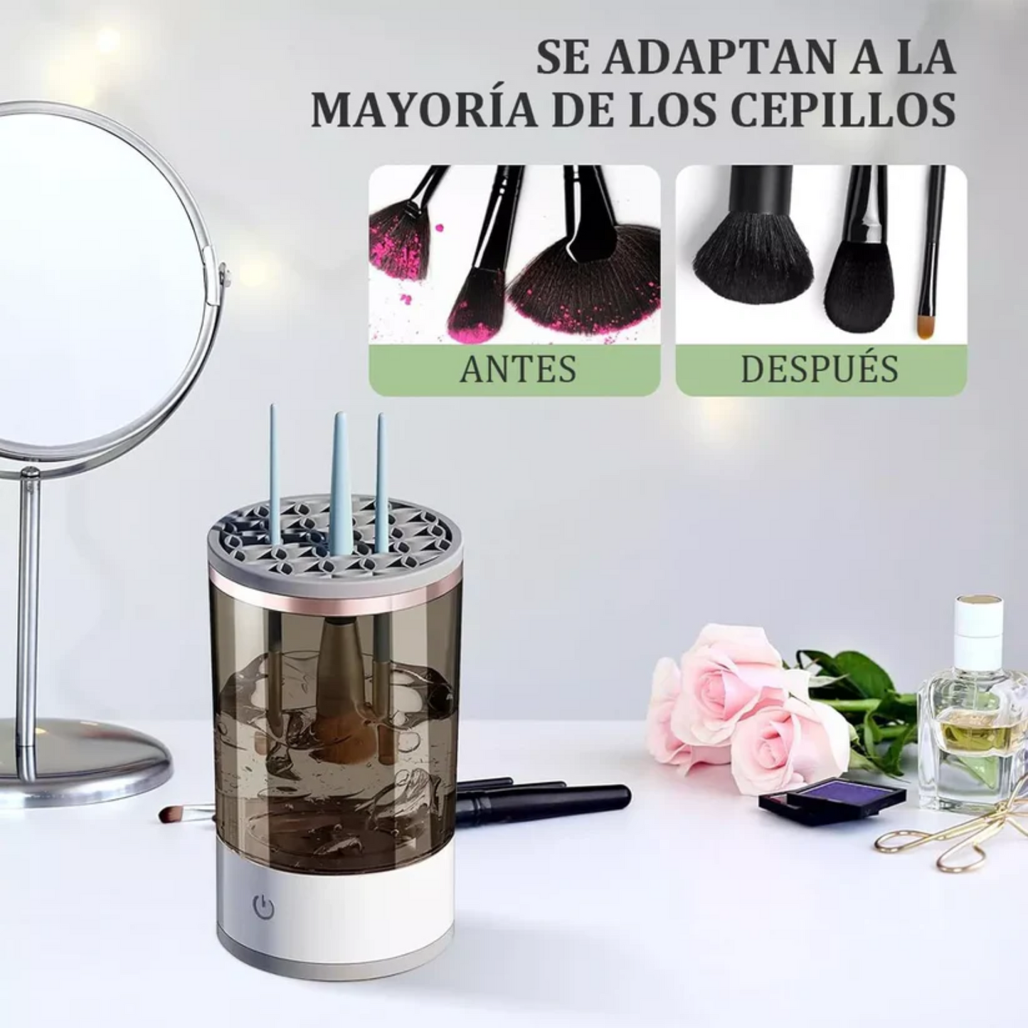Limpia Brocha 3 en 1